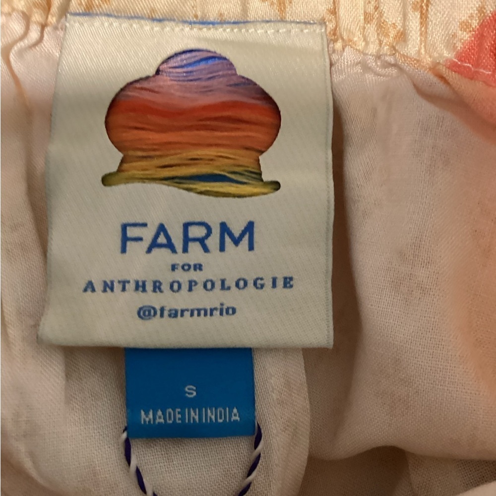 NWT Farm Rio x Anthropologie Floral Halter Jumpsuit‎ Size S - Picture 6 of 10